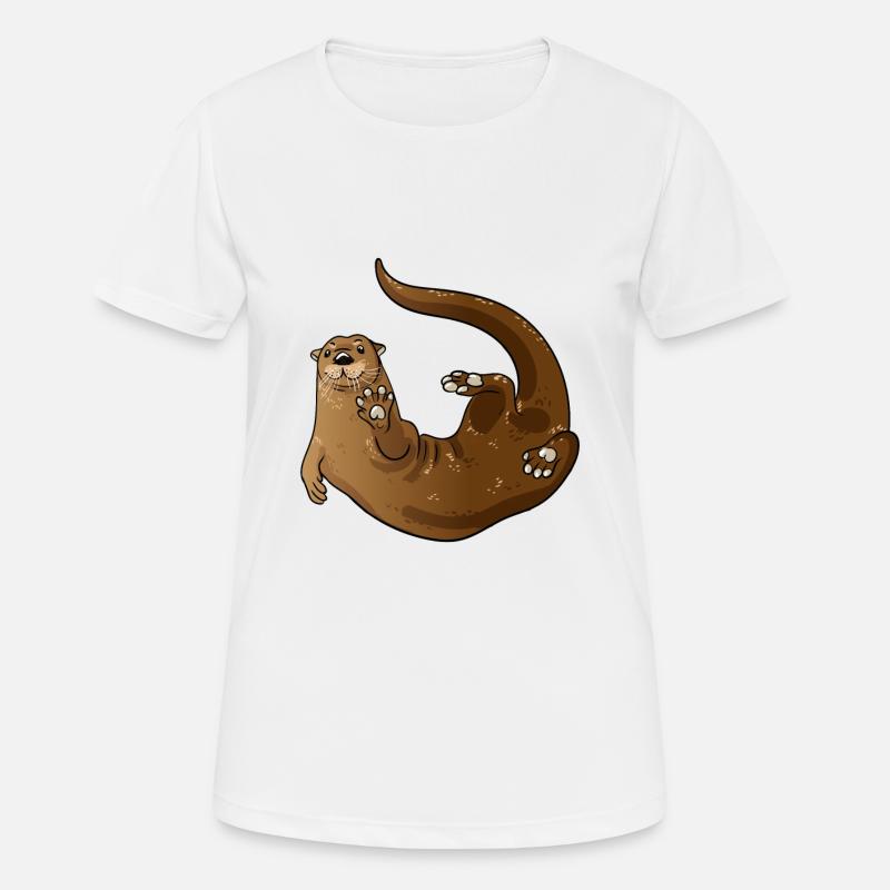 Otter - Women's Breathable T-Shirt - white