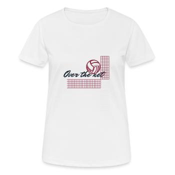 Volley- - T-shirt respirant Femme - blanc - Devant - AI Model Female 172 dark (172cm)