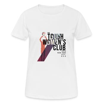 Volley- - T-shirt respirant Femme - blanc - Devant - AI Model Female 172 dark (172cm)