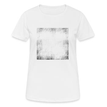 Square | Quadrangle | Background | Template | Pattern - Women's Breathable T-Shirt - white - Front - AI Model Female 172 dark (172cm)