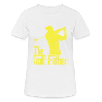Golf clubs de golf - T-shirt respirant Femme - blanc - Devant - AI Model Female 172 dark (172cm)