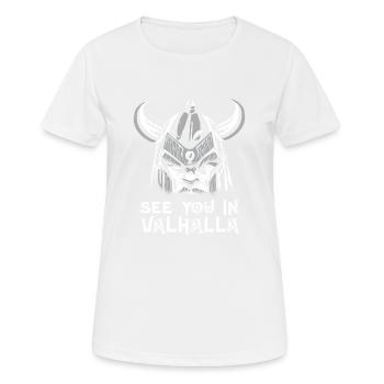 Rendez-vous à Valhalla Vikings Walhalla - T-shirt respirant Femme - blanc - Devant - AI Model Female 172 dark (172cm)
