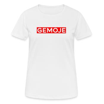 Gemoje Hessisch dialecte cadeau de dialecte de la Sarre - T-shirt respirant Femme - blanc - Devant - AI Model Female 172 dark (172cm)