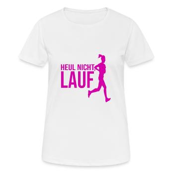 Joggeur Courir Course Idée cadeau - T-shirt respirant Femme - blanc - Devant - AI Model Female 172 dark (172cm)