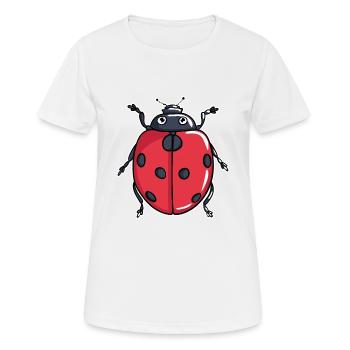 Coccinelle - T-shirt respirant Femme - blanc - Devant - AI Model Female 172 dark (172cm)