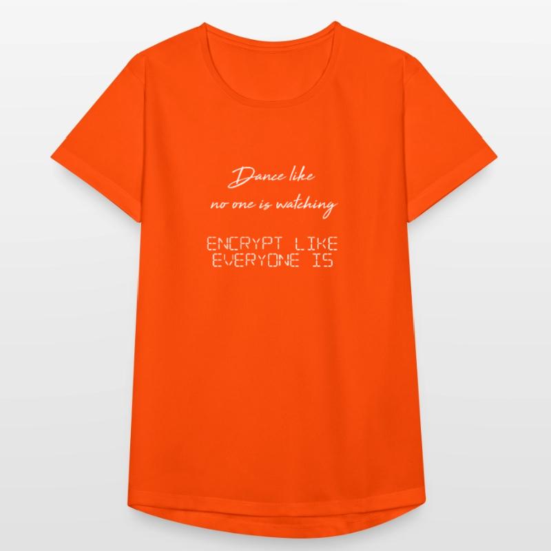 Dance Encrypt Programming Dance Women's Breathable T-Shirt