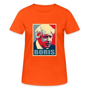 Boris Johnson Prime Minister of UK - Boris Johnson - Women's Breathable T-Shirt - neon orange - Front - AI Model Female 172 dark (172cm)
