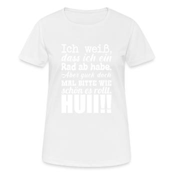 lustiger Spruch Witziges Geschenk Büro Bürohumor - Frauen T-Shirt atmungsaktiv - Weiß - Vorne - AI Model Female 172 dark (172cm)