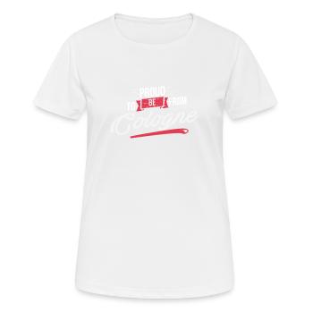 Fiers d'être de Cologne - Fiers résidents de Cologne - T-shirt respirant Femme - blanc - Devant - AI Model Female 172 dark (172cm)