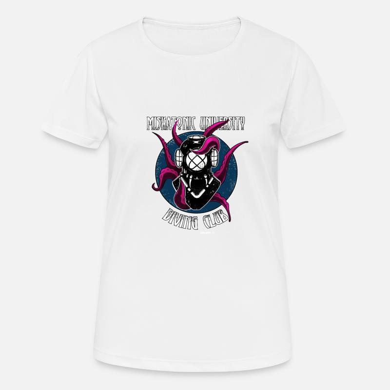 Miskatonic University Arkham Massachussetts - Women's Breathable T-Shirt - white