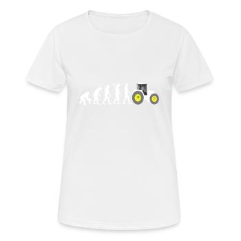 Agriculture Farmer Tractor Tractor Farm Farmer - Women's Breathable T-Shirt - white - Front - AI Model Female 172 dark (172cm)