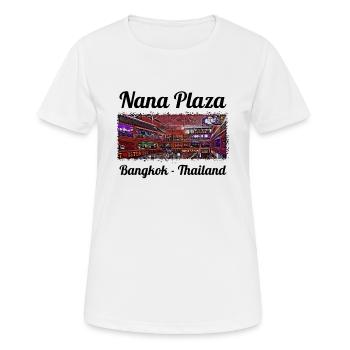 lustiges Pattaya Thailand BKK Party Geschenk Agogo - Frauen T-Shirt atmungsaktiv - Weiß - Vorne - AI Model Female 172 dark (172cm)