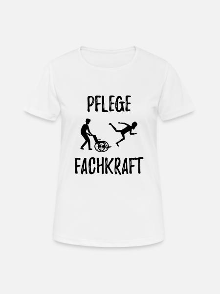 Altenpfleger - Pflege - Frauen T-Shirt atmungsaktiv - Weiß