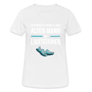 Marathonläufer Marathon Laufgruppe Läufer Geschenk - Frauen T-Shirt atmungsaktiv - Weiß - Vorne - AI Model Female 172 dark (172cm)