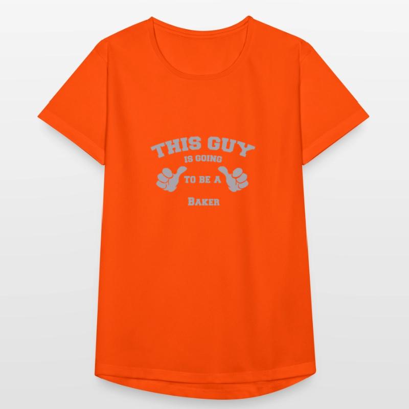 Dieser Typ wird Bäcker Frauen T-Shirt atmungsaktiv
