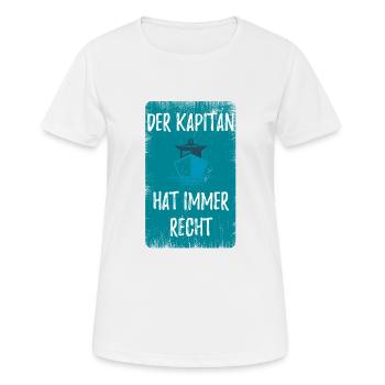 Schiff Schifffahrt Boot Kreuzfahrt - Frauen T-Shirt atmungsaktiv - Weiß - Vorne - AI Model Female 172 dark (172cm)