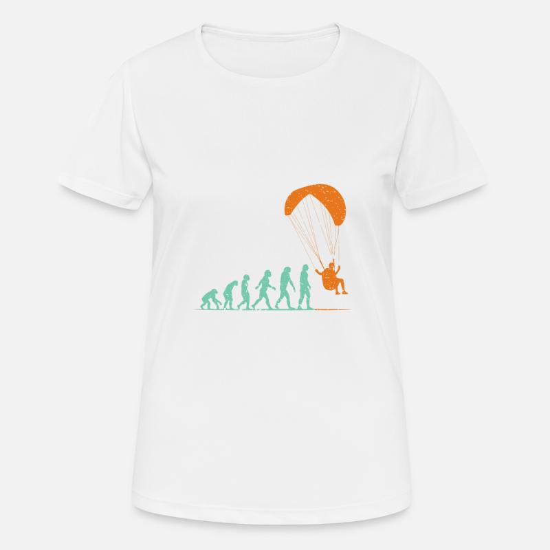 Paragliding paraglider gift - Women's Breathable T-Shirt - white