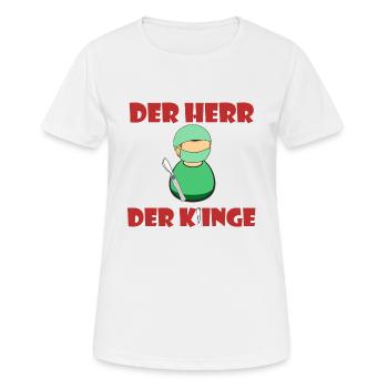 Lustiges Chirurgen Chirurg Wortspiel Arzt Doktor - Frauen T-Shirt atmungsaktiv - Weiß - Vorne - AI Model Female 172 dark (172cm)