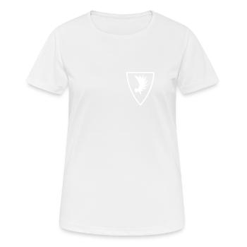 Ostpreußen Preußen Wappen Elchschaufel Heimat - Frauen T-Shirt atmungsaktiv - Weiß - Vorne - AI Model Female 172 dark (172cm)