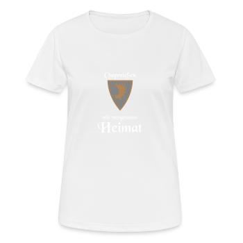 Ostpreußen Preußen Wappen Elchschaufel Heimat - Frauen T-Shirt atmungsaktiv - Weiß - Vorne - AI Model Female 172 dark (172cm)