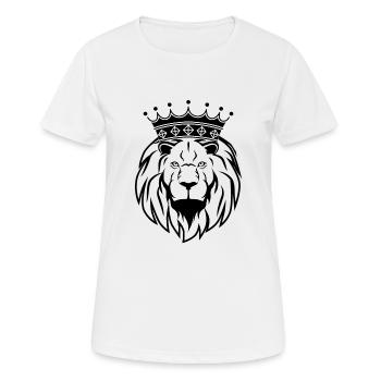 The lion king - Women's Breathable T-Shirt - white - Front - AI Model Female 172 dark (172cm)