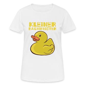 Bademeister Freibad See Pool Schwimmer Kleiner - Frauen T-Shirt atmungsaktiv - Weiß - Vorne - AI Model Female 172 dark (172cm)