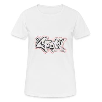 COOL Graffiti - T-shirt respirant Femme - blanc - Devant - AI Model Female 172 dark (172cm)