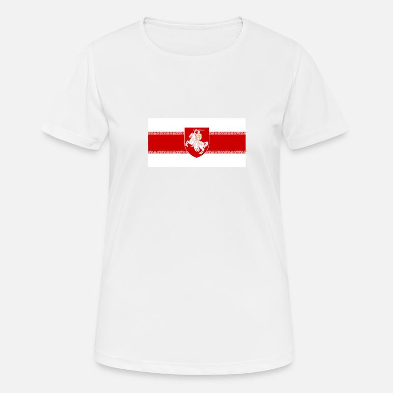 Biélorussie libre Biélorussie gratuite - T-shirt respirant Femme - blanc