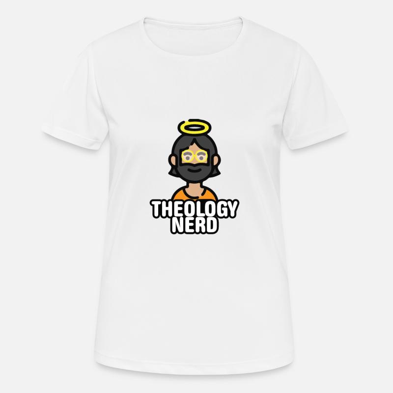 Theology Nerd - Women's Breathable T-Shirt - white