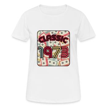 1973 - Women's Breathable T-Shirt - white - Front - AI Model Female 172 dark (172cm)