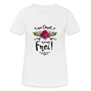 Super Tracht Spruch für Biertrinker Geschenk - Frauen T-Shirt atmungsaktiv - Weiß - Vorne - AI Model Female 172 dark (172cm)