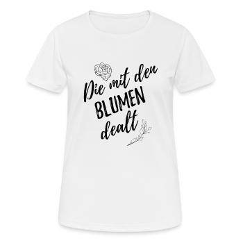 Florist Floristin - Frauen T-Shirt atmungsaktiv - Weiß - Vorne - AI Model Female 172 dark (172cm)