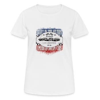 American Dream Cars Shelby Cobra gift - Women's Breathable T-Shirt - white - Front - AI Model Female 172 dark (172cm)
