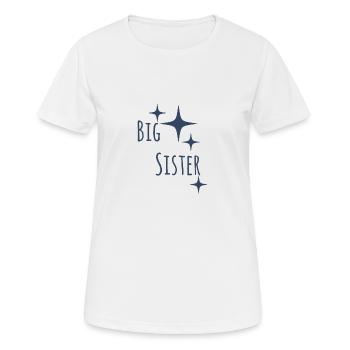 Big Sister - Women's Breathable T-Shirt - white - Front - AI Model Female 172 dark (172cm)