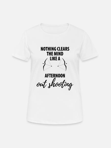 Bow and arrow target - Women's Breathable T-Shirt - white