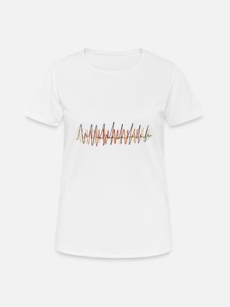 Germany pulse - Women's Breathable T-Shirt - white