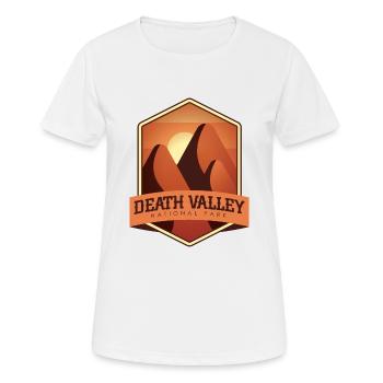 Death Valley National Park - T-shirt respirant Femme - blanc - Devant - AI Model Female 172 dark (172cm)