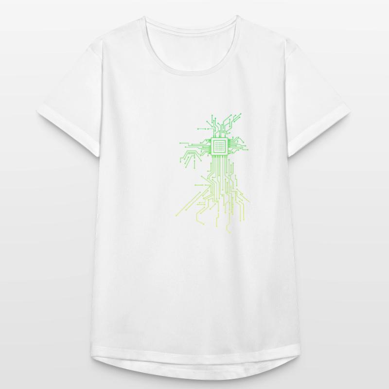 PCB Platinen Layout CPU Herz Computer Admin Nerd Frauen T-Shirt atmungsaktiv