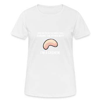 Je suis un comédien de cajou et un cadeau joker - T-shirt respirant Femme - blanc - Devant - AI Model Female 172 dark (172cm)