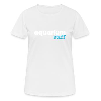 drôle de cadeau d'aquarium d'aquarium d'aquarium - T-shirt respirant Femme - blanc - Devant - AI Model Female 172 dark (172cm)