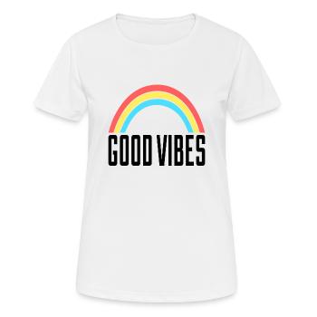Funny quote - Women's Breathable T-Shirt - white - Front - AI Model Female 172 dark (172cm)