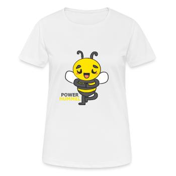 HUMMEL - Frauen T-Shirt atmungsaktiv - Weiß - Vorne - AI Model Female 172 dark (172cm)
