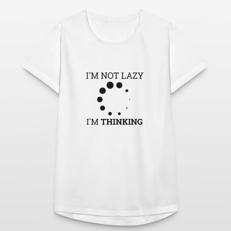 "Not Lazy, thinking" | Computer, Computer Science Women's Breathable T-Shirt