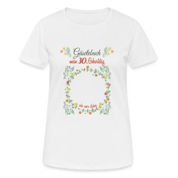 Netter Gästeliste Spruch für Partygäste Geschenk - Frauen T-Shirt atmungsaktiv - Weiß - Vorne - AI Model Female 172 dark (172cm)