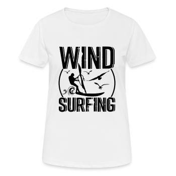 Windsurfing - T-shirt respirant Femme - blanc - Devant - AI Model Female 172 dark (172cm)