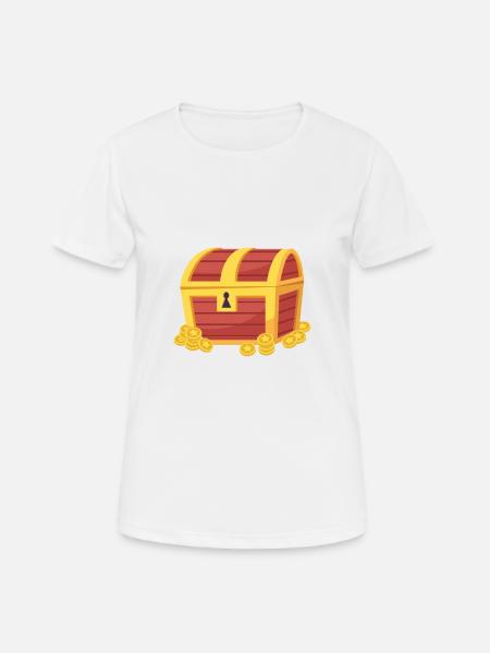 Schatzkiste - Frauen T-Shirt atmungsaktiv - Weiß