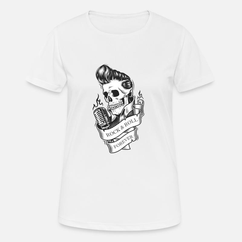 Rock and roll - Women's Breathable T-Shirt - white