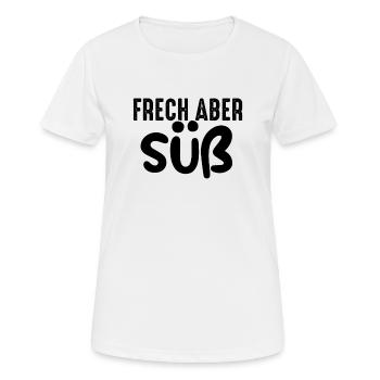 Frechdachs I Frech Aber Süß Kinder Mädchen Junge - Frauen T-Shirt atmungsaktiv - Weiß - Vorne - AI Model Female 172 dark (172cm)