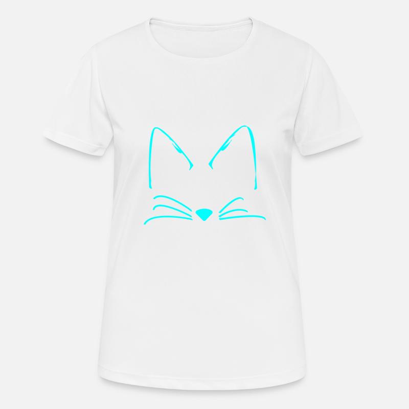 Cats cat cute - Women's Breathable T-Shirt - white