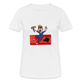ROOFER - Women's Breathable T-Shirt - white - Front - AI Model Female 172 dark (172cm)